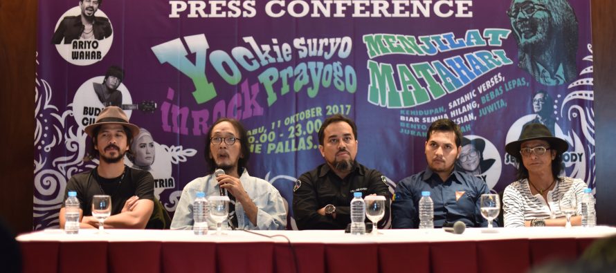 Yockie Suryo Prayogo Gelar Konser Rock “Menjilat Matahari”