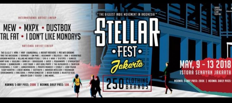 Stellar Fest 2018 Hadirkan Bugerkill Hingga MxPx