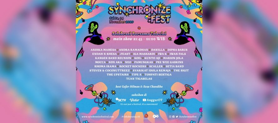 “Synchronize Festival 2020” Akan Digelar On Air “Selebrasi Bersama Televisi”.