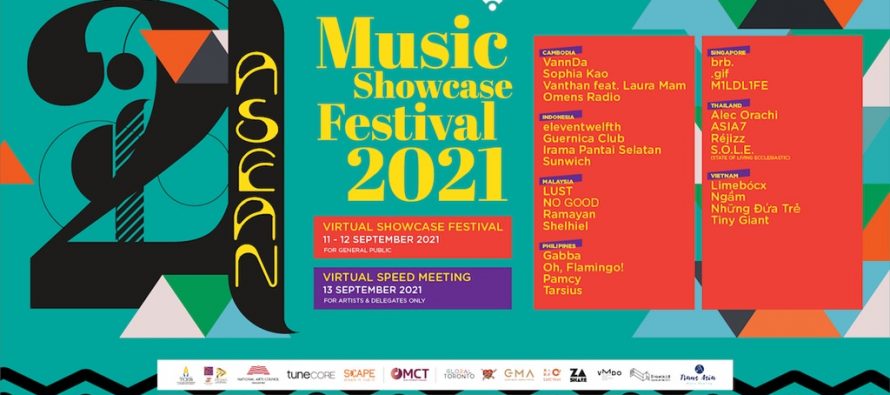 ASEAN Music Showcase Festival 2021, Event Online 3 Hari di Bulan September Menambahkan Dua Negara Asia Tenggara lainnya.