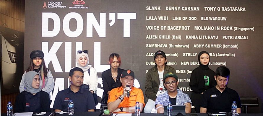 Untuk kali pertama manggung di Sumbawa, “Slank” meriahkan event MXGP –  DON’T KILL MUSIC 2022.